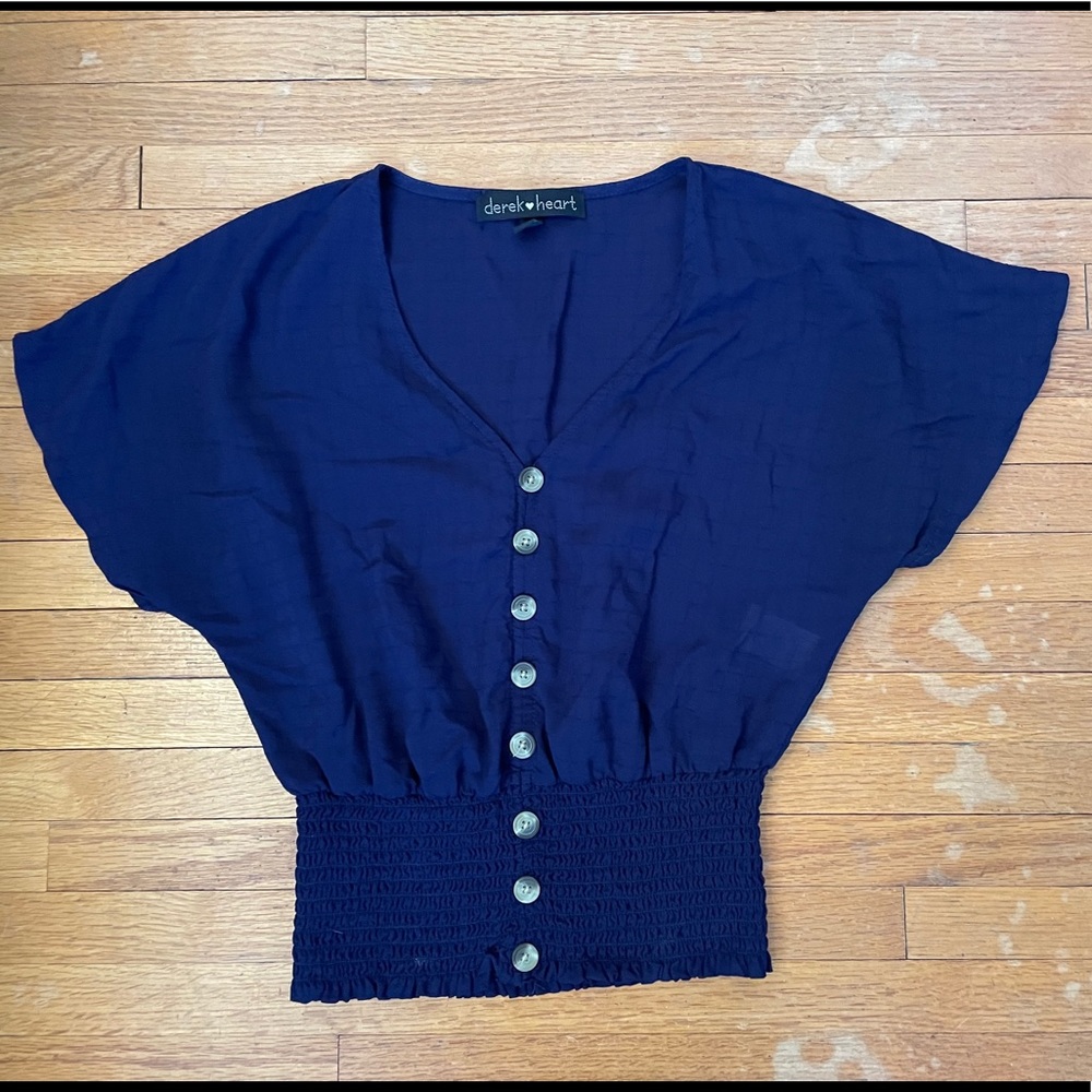 Derek Heart Batwing Top